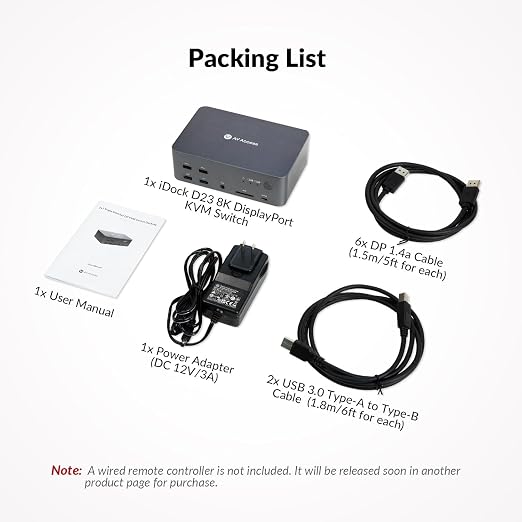 AV Access Docking Station Triple Monitor 8K@60Hz, - Image 8