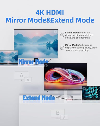 USB C Hub, 7 Ports USB C MultiPort Adapter - Image 2