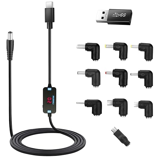 FARSENSE USB C to DC Adapter, Barrel PD Trigger Cable by FARSENSE