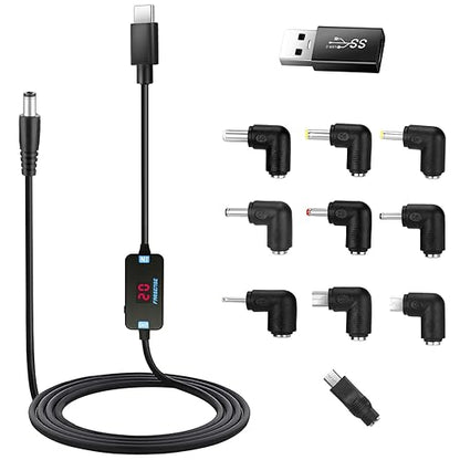 FARSENSE USB C to DC Adapter, Barrel PD Trigger Cable by FARSENSE