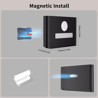 WOBSION Rechargeable Wireless Motion Sensor Stair Lights, Stick-On Wall Light - Image 6