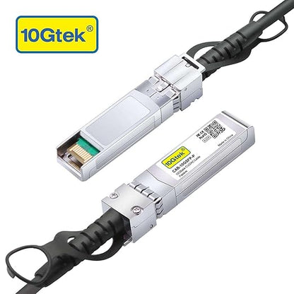 10GTEK 10G SFP+ DAC Twinax Cable, SFP+ to SFP+ Direct Attach Copper Passive - Image 2