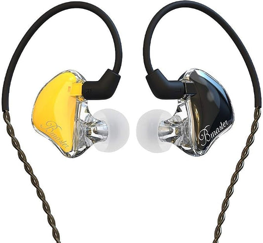 BASN in-Ear Monitors, Bmaster Triple Driver HiFi Stereo Noise-Isolating by BASNAudio