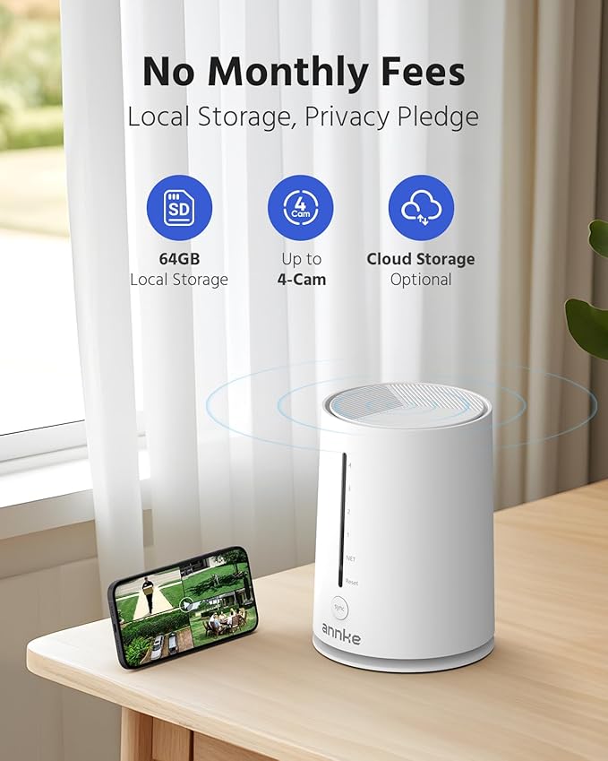 ANNKE 2.5K Wireless Security Camera Outdoor, 5MP 2-Cam Kit Solar Surveillance - Image 6