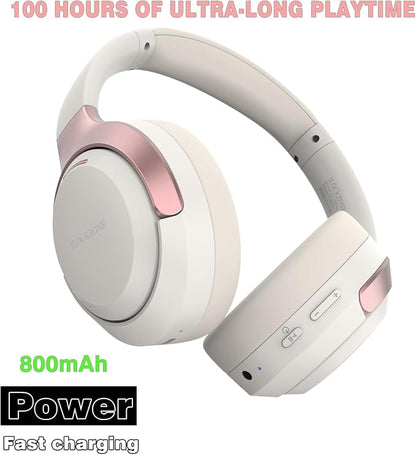 LC30Pro Hybrid Active Noise Cancelling Headphones, 100H Playtime Bluetooth - Image 3