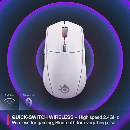 SteelSeries Rival 3 Wireless Gen 2 Gaming Mouse — 2.4GHz and Bluetooth — 18000 - Image 3