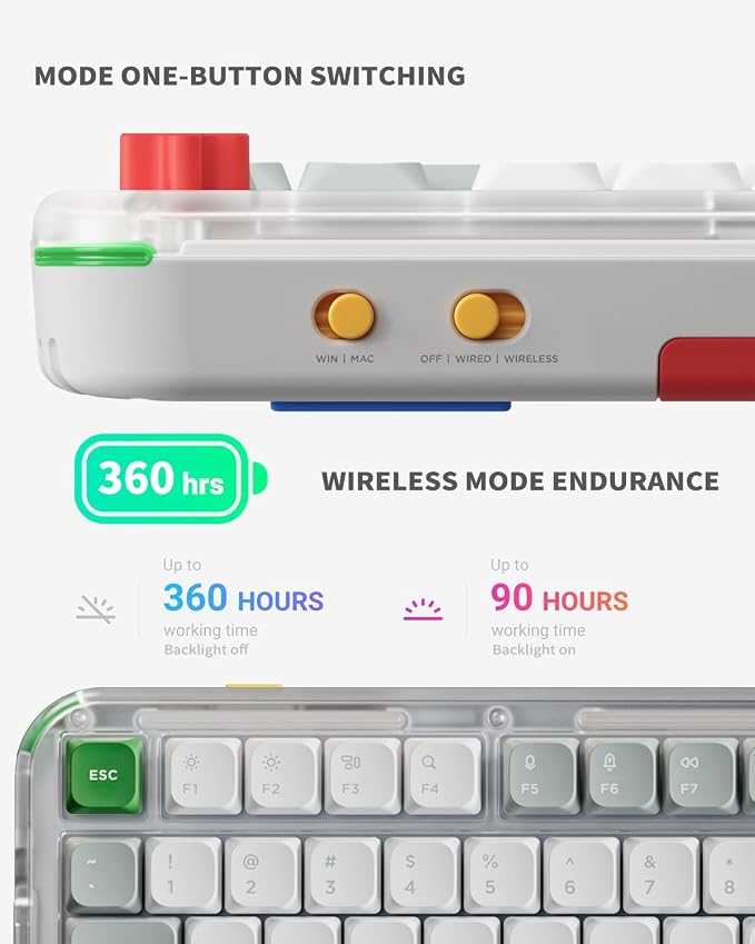nuphy Kick75 Wireless Low Profile Mechanical Keyboard - Image 2