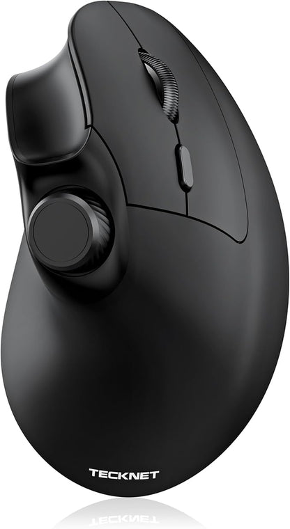 TECKNET Ergonomic Mouse, Rechargeable Wireless Bluetooth Mouse, Vertical Mouse by Tecknet
