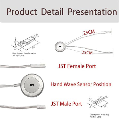 VST Motion Sensor Light Switch IR Handwave Sensor Switch Door Switch - Image 3
