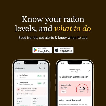 Airthings 325 Corentium Home 2 Smart Digital Radon Detector - Image 5