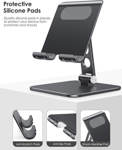 OMOTON Upgraded Adjustable Tablet Stand Holder, Heavy Duty Foldable Portable - Image 4