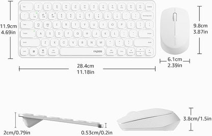 Rapoo 9010M Multi-Device Keyboard and Mouse Combo, 2.4GHz/Bluetooth 5.0/4.0 - Image 9