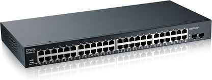 Zyxel 48 Port Ethernet Switch | Smart Managed Gigabit Network Switch | 48x GbE by ZYXELNETWORKS