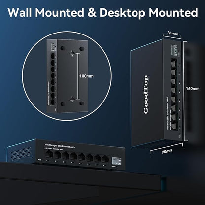 8 Port 2.5G Managed Ethernet Switch - Image 9