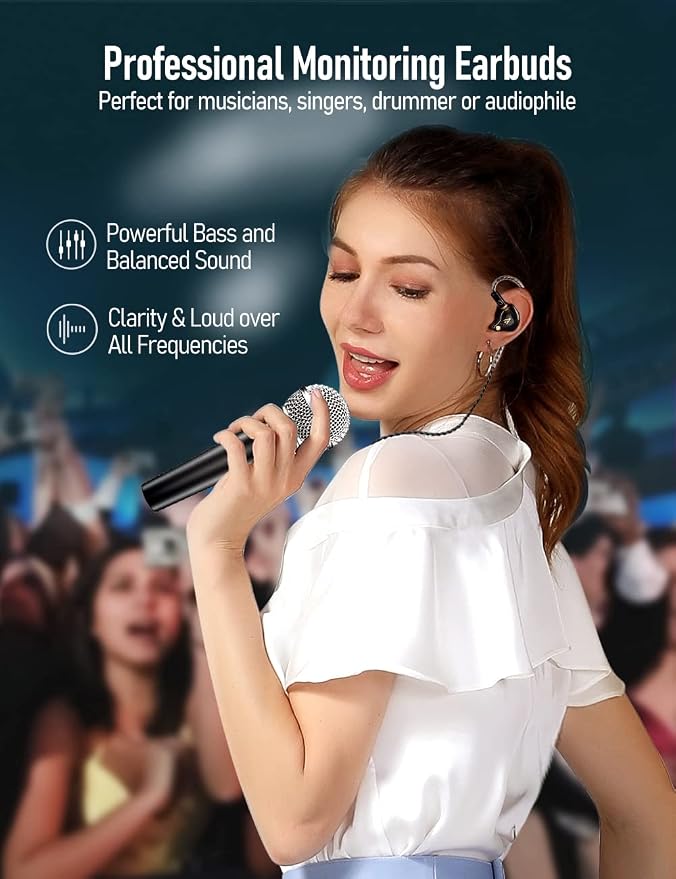 Vibes 201 Wired Earbuds in Ear Headphones, Noise Cancelling Bass Driven HiFi - Image 3
