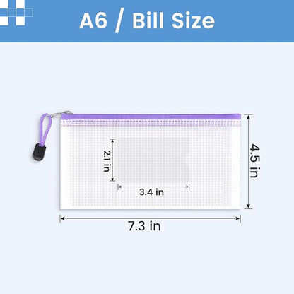 Sooez 24 Pack Mesh Zipper Pouch Bags - Image 2