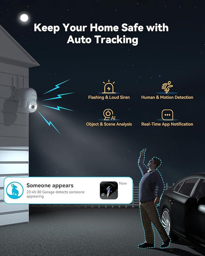 blurams 2K Outdoor Camera Wired, 5GHz/2.4GHz Wi-Fi Cameras - Image 4