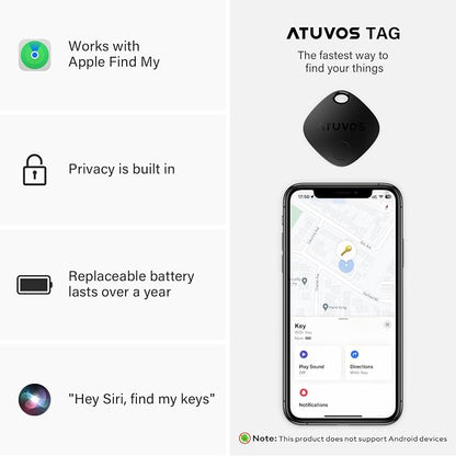 ATUVOS Air Tracker Tag-1 Pack, Keys Finder and Item Locator - Image 8
