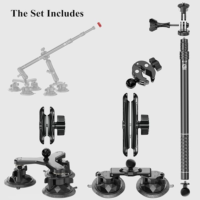 BRCOVAN Suction Cup Car Camera Mount Kit - Image 4