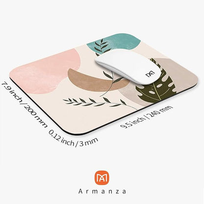 Square Mouse Pad Abstract Art, Personalized Premium-Textured Custom Mouse Mat - Image 2