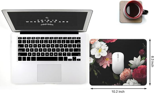 JIKIOU 3 Pack Mouse Pad with Stitched Edge, Comfortable Mouse Pads with - Image 2