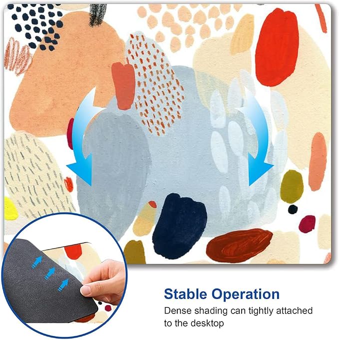 Mouse Pad, Square Non-Slip Rubber Personalized Computer Mouse Mat, Waterproof - Image 6