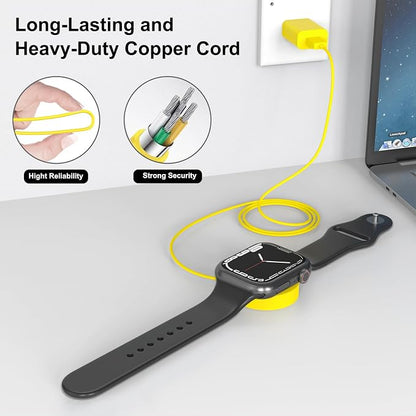 Fast Charger for Apple Watch Charger, Magnetic iWatch Charger to USB A Cable - Image 9