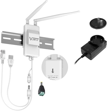 VONETS Industrial 5GHz WiFi Bridge/Mini Router/WiFi to Ethernet/Signal Range by VONETS