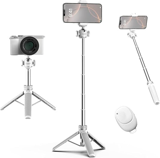 COMAN MT30-Pro Extendable Phone Tripod, 61cm Cell Phone Tripod Stand by COMAN