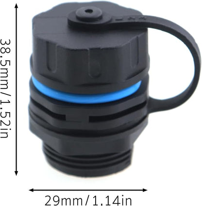Panel Mount Shielded RJ45 Waterproof IP68 Cable Connector Panel Mount Coupler - Image 2