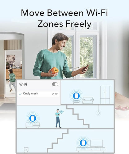 Cudy AX3000 Wi-Fi 6 2.5G Mesh System, Covers up to 4800 Sq.Ft., Replaces - Image 7