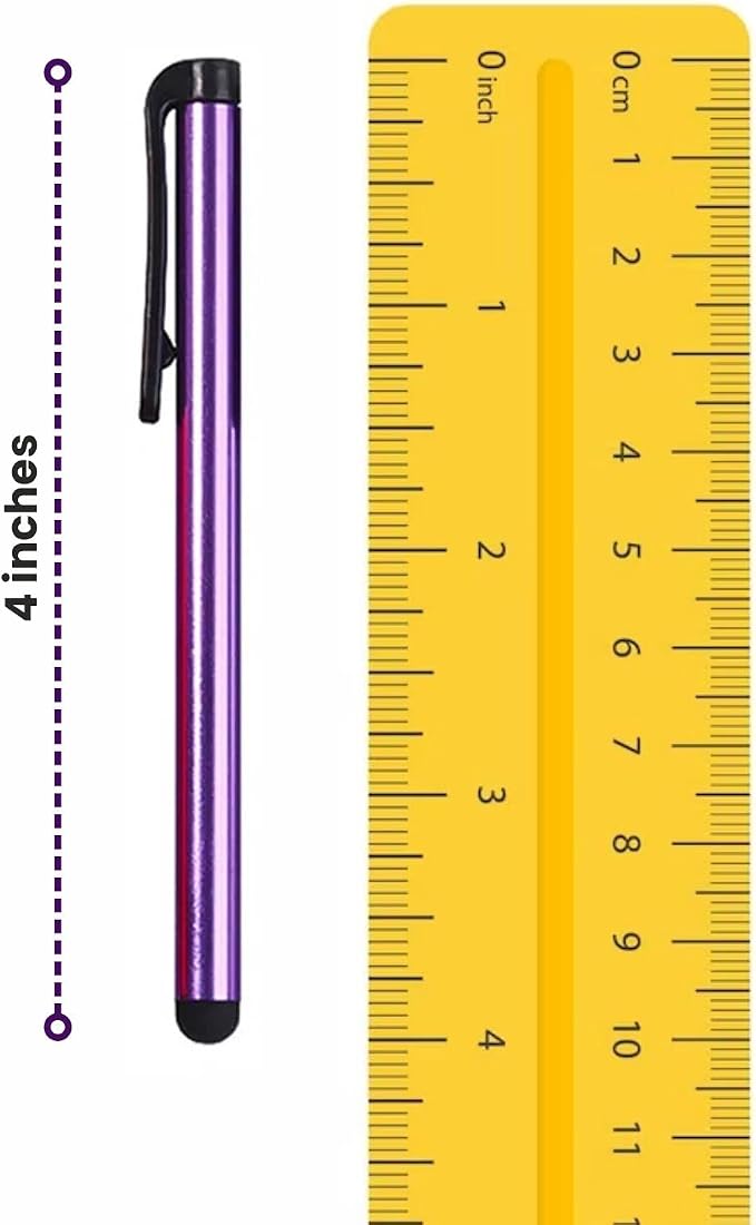 Stylus Pens for Touch Screens, 100 Pieces Universal Colorful Long Metal - Image 3