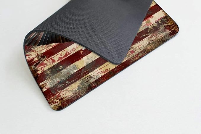 Square Mouse Pad Eagle and National Flag-1, Gaming Mouse Pads - Image 4