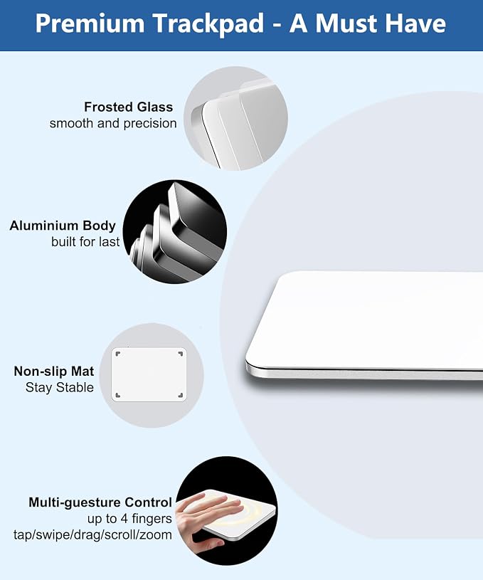 Wireless Trackpad for Mac and Windows - Image 3