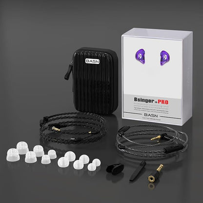 BASN in Ear Monitor Headphones for Musicians Audiophiles Drummers, Bsinger Pro - Image 6