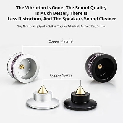 Audiocrast IF03S Speaker Isolators, Hi-End Speaker Spikes, HiFi Stand Feet Pads - Image 6