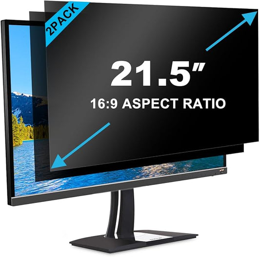 2-PACK 21.5 inch Computer Privacy Screen Filter Suitable by GUMIKE