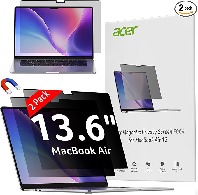 acer Laptop Privacy Screen for MacBook Air 13 Inch, Eye Protection Anti by Acer