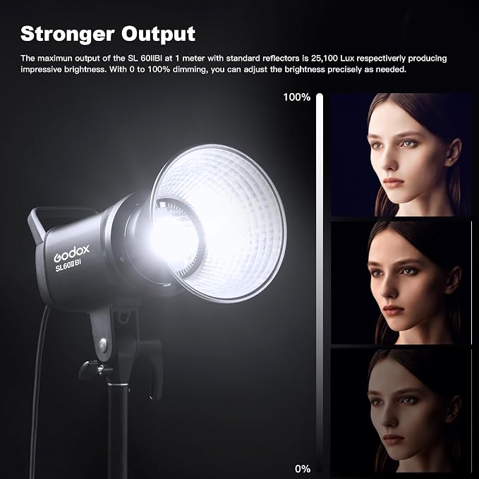Godox SL60IID Softbox Lighting Kit Professional Studio Equipment - Image 3