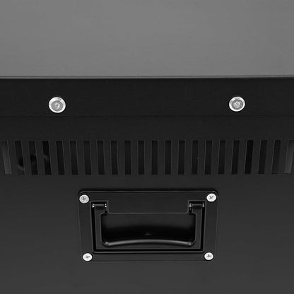 6U Stereo & Studio Rack with Wheels, Open Frame Audio Rack Cabinet, Rolling - Image 7