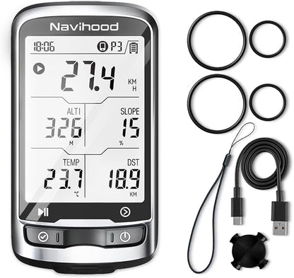L4 Entry Level GPS Bike Computer Wireless, Laminated 2.3" Screen, Ultra Thin - Image 8