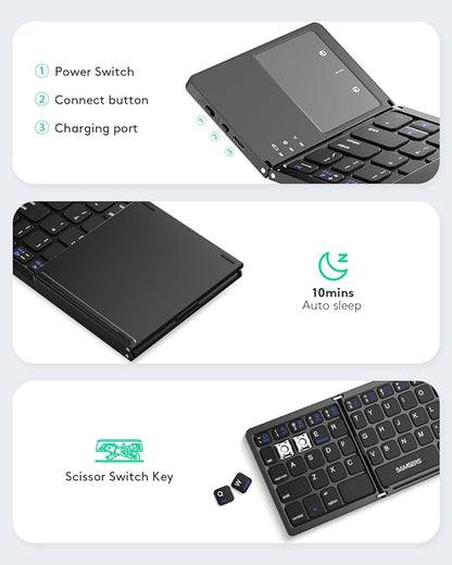 Samsers Foldable Bluetooth Keyboard - Image 6