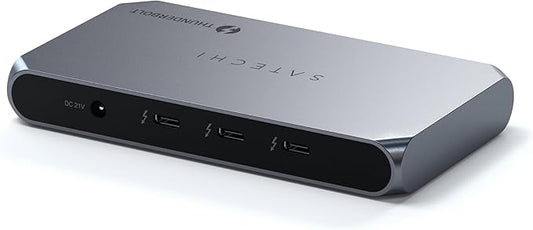 Satechi Thunderbolt 4 Dock Slim Hub Pro, USB C 100W Charging, Single 8K or Dual by Satechi