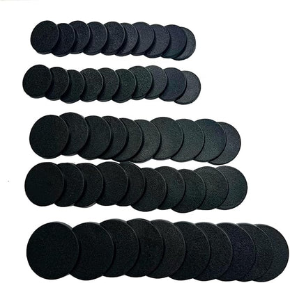 NC EBCO 50Pcs Mix Round Plastic Model Bases 25mm/32mm/40mm - Image 8