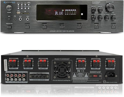 Vaiyer Home Audio System Kit, 6-Channel 6000 Watts Bluetooth Amplifier - Image 7