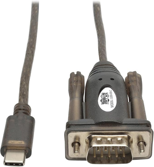 TRIPP LITE USB-C to Serial Adapter Cable, DB9 RS232, Male-to-Male, 5-Foot / - Image 2