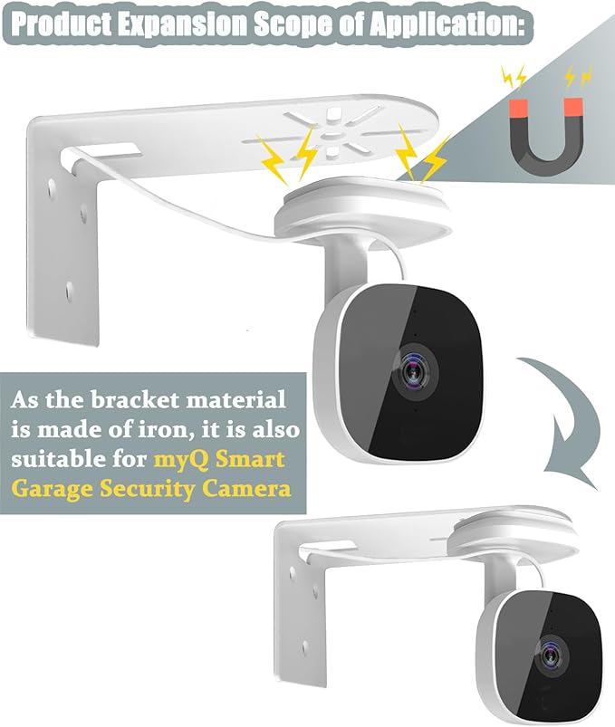 2Pack Metal Swivel Wall Mount Bracket - Image 7