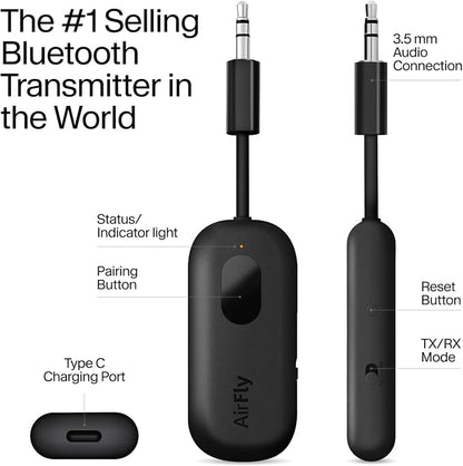 Twelve South AirFly Pro Bluetooth Wireless Audio Transmitter/Receiver - Image 3