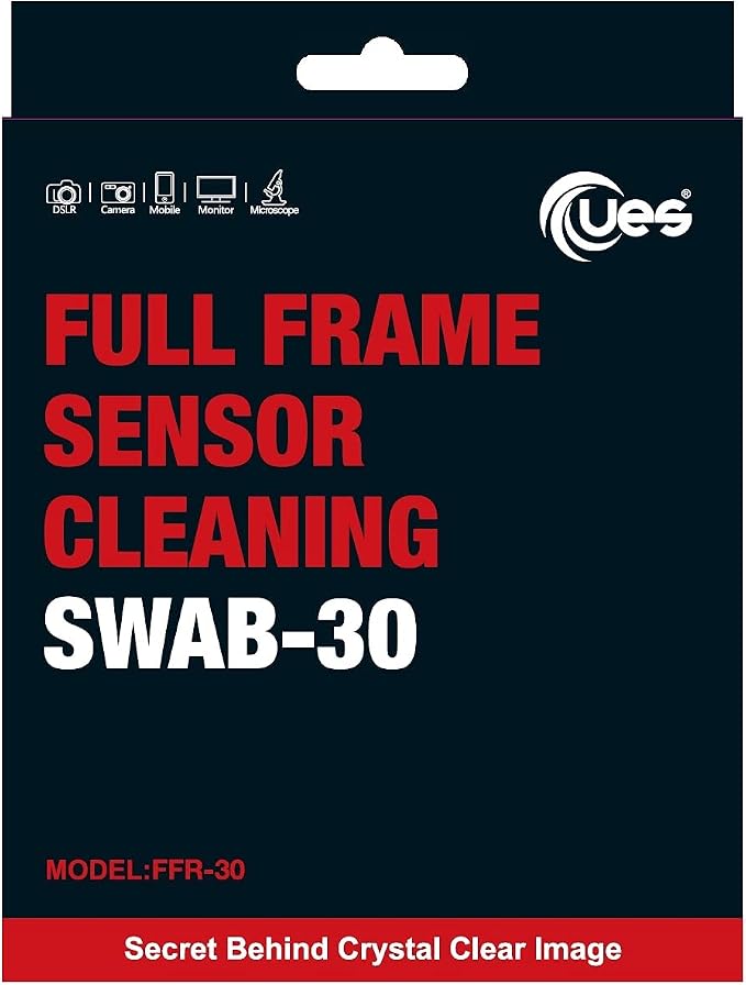 UES FFR-30 DSLR or SLR Digital Camera Sensor Cleaning Swabs - Image 8