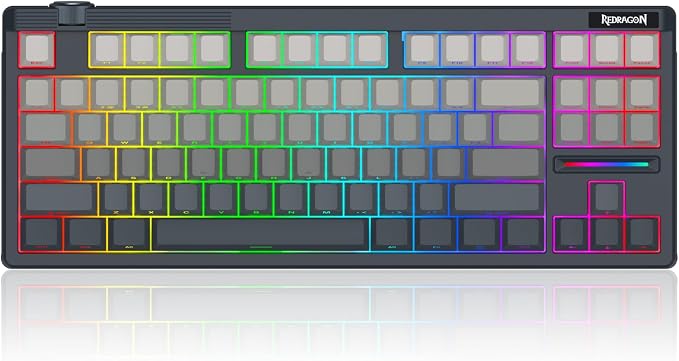 Redragon K729 PRO 80% Wireless Gasket RGB Gaming Keyboard, 3-Mode TKL - Image 2